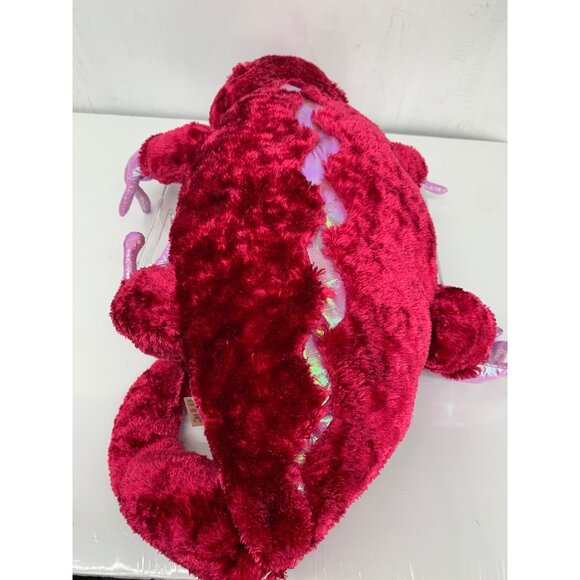 Dan Dee Collectors Choice 34" Large Plush Pink Raspberry Red Salamander Iridesce - Picture 2 of 9